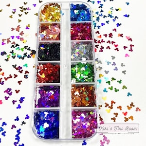 MUISHEAD Sparkle voor shakers / voor plakboeken / sieraden / kaarten / nail art / doe-het-zelfprojecten / planner /