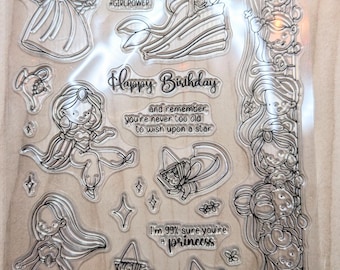 PRINCESS SET # 38 Decoratieve stempelset/voor plakboeken/kaarten/planners/doe-het-zelfprojecten