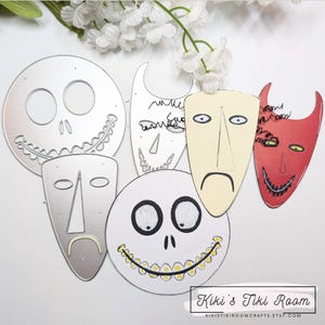 LOCK SHOCK & Barrel Masks *Exklusive* Metall Stanzformen / Für Scrapbook/ Karten/ Journal/ DIY Projekte