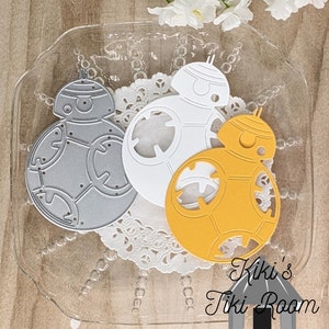 BB-8 STAR Wars Metal Cutting Die / Para Scrapbooks / Cartões / Diários / Projetos DIY