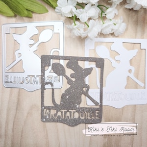 REMY RATATOUILLE **Exclusivo** Matriz de corte de metal / para álbuns de recortes / cartões / diários / projetos DIY