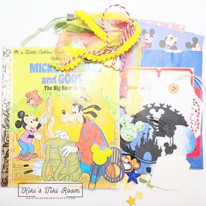 AMIS #2 UPCYCLE petit kit de livre d'or/ livre d'autographes/ journal indésirable/ livre réutilisé/livre unique/scrapbooking/cartes/projet de bricolage
