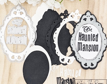 HAUNTED MIRROR *Exclusive* Metal Cutting Die Set  / For Scrapbooks / Cards/ Journals/ DIY Projects