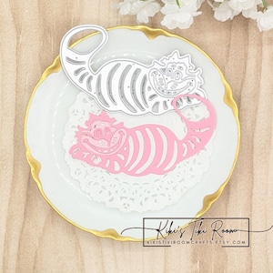CHESHIRE Metall Stanzform / Für Scrapbook/ Karten/ Journals/ DIY Projekte