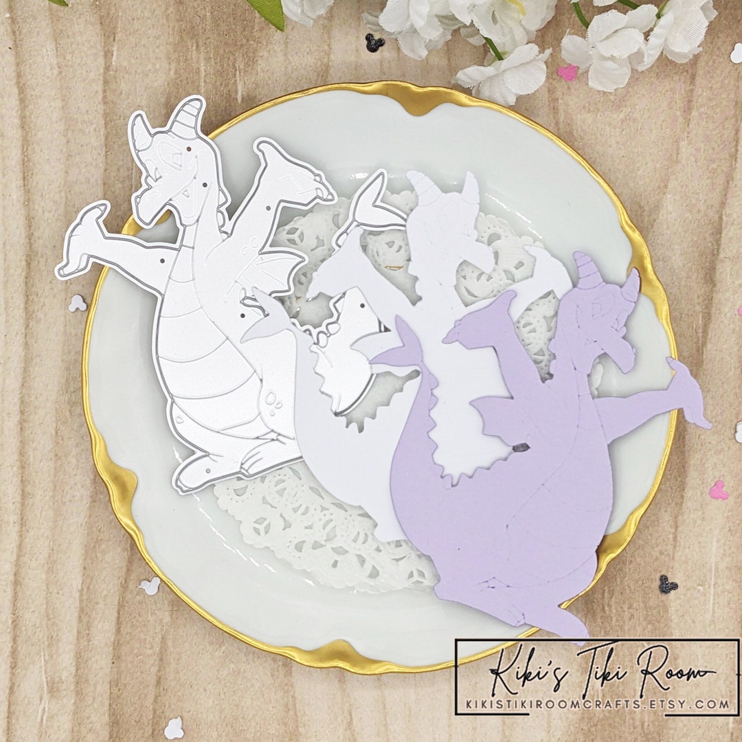 FIGMENT DRAGON *exclusive* Metal Cutting Die / for Scrapbooks / Cards ...