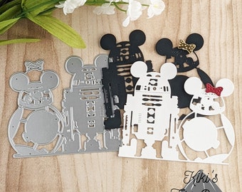 DROID FAMILY Set Metal Cutting Dies / For Scrapbooks / Cards/ Journals/ DIY Projects