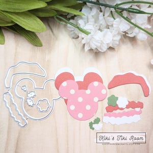 SANTA MOUSE Metal Cutting Dies / For Scrapbooks / Cards/ Journals/ DIY Projects
