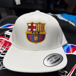 Fc Barcelona Logo Hat- Embroidered