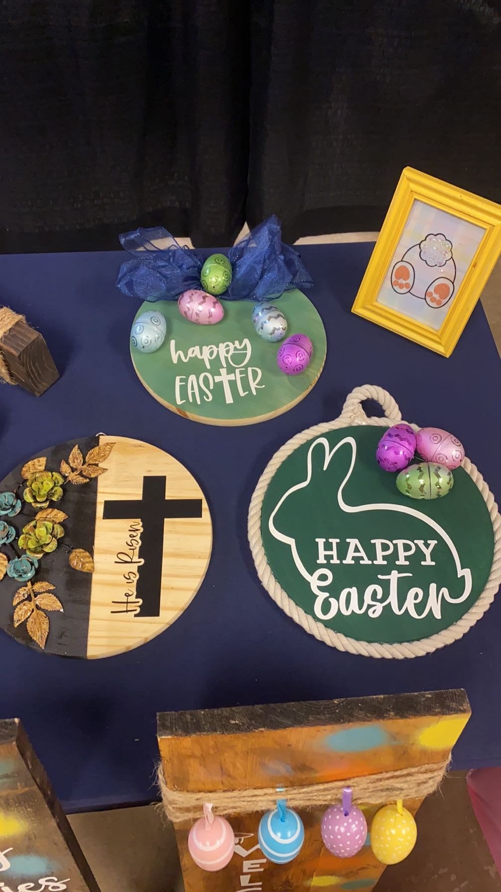 Circle Easter Sign - Etsy