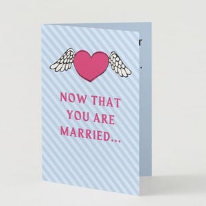Cartão de casamento de parabéns
