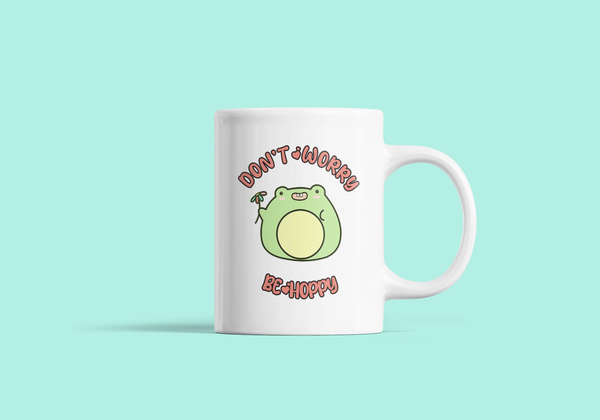 Cute Frog Mug, Frog Lover Gift, Funny Frog Mug, Green Frog Mug Etsy