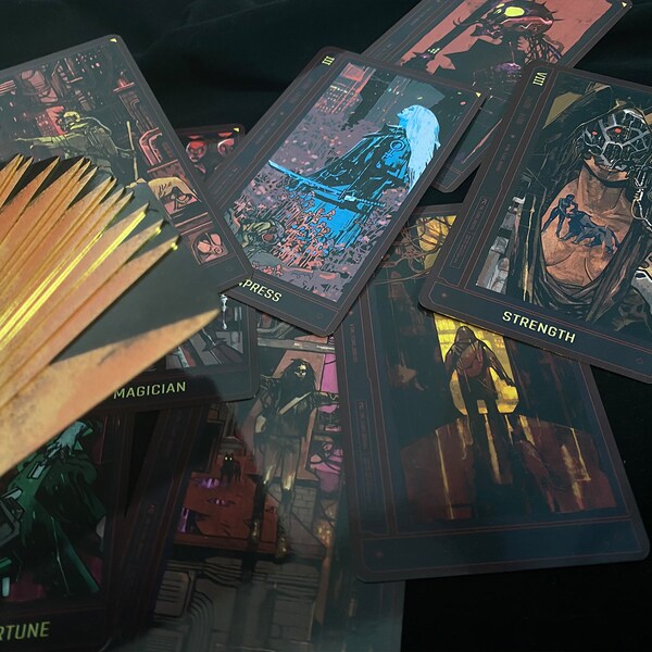 Cyberpunk 2077 Tarot Cards Etsy