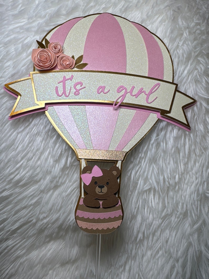 Its a Girl Cake Topper - Etsy