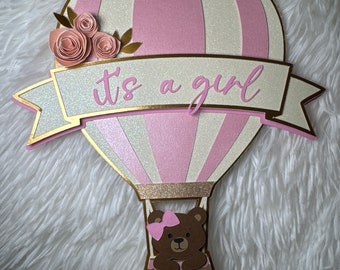 It’s a girl Cake topper