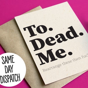 "Lustige unauffällige Arbeitsstelle - ""Dead to me""."