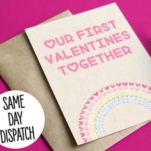 Onze eerste valentijnskaarten samen: grappige/onbeleefde valentijnskaart, liefdes- of jubileumkaart