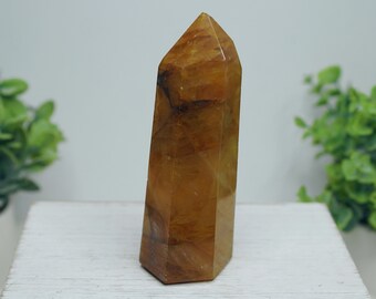 DISCOUNTED Golden Healer Tower With Broken Tip Quartz | High Quality | US Seller