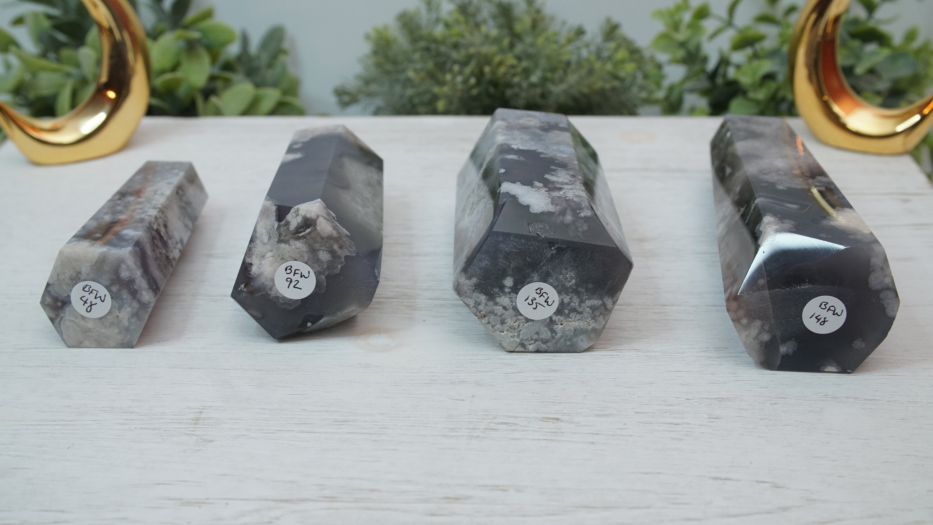黒花瑪瑙タワー | 高品質 | 米国販売業者 - Etsy 日本