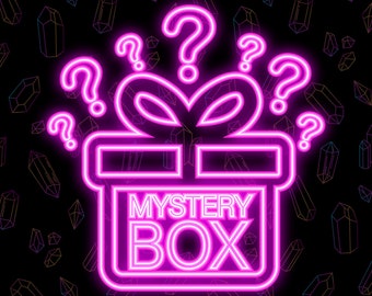 Mystery Crystal Box Pietre, Rocce e Minerali Burattati - Scatola Regalo Selezionata Intuitivamente