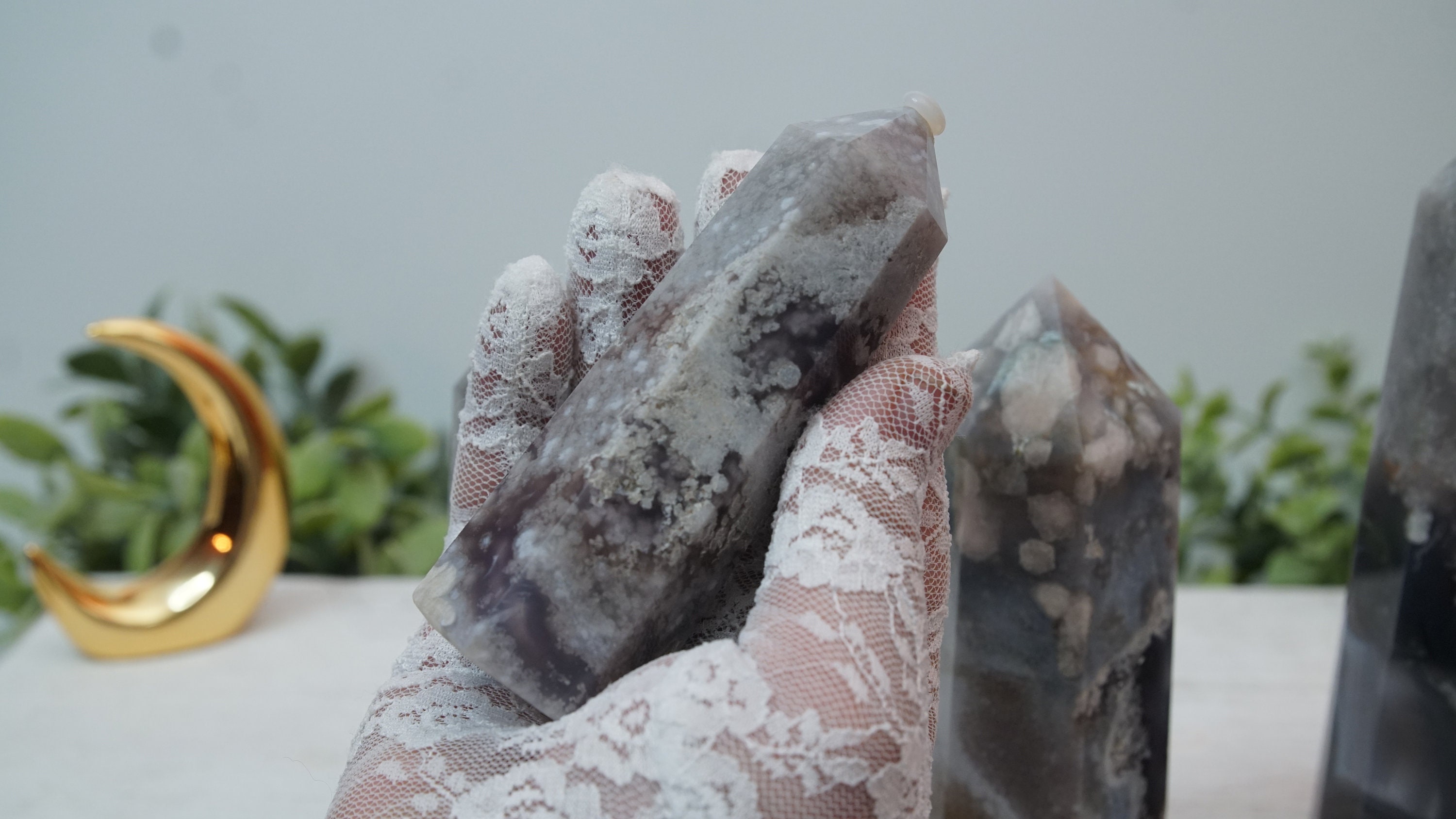 黒花瑪瑙タワー | 高品質 | 米国販売業者 - Etsy 日本