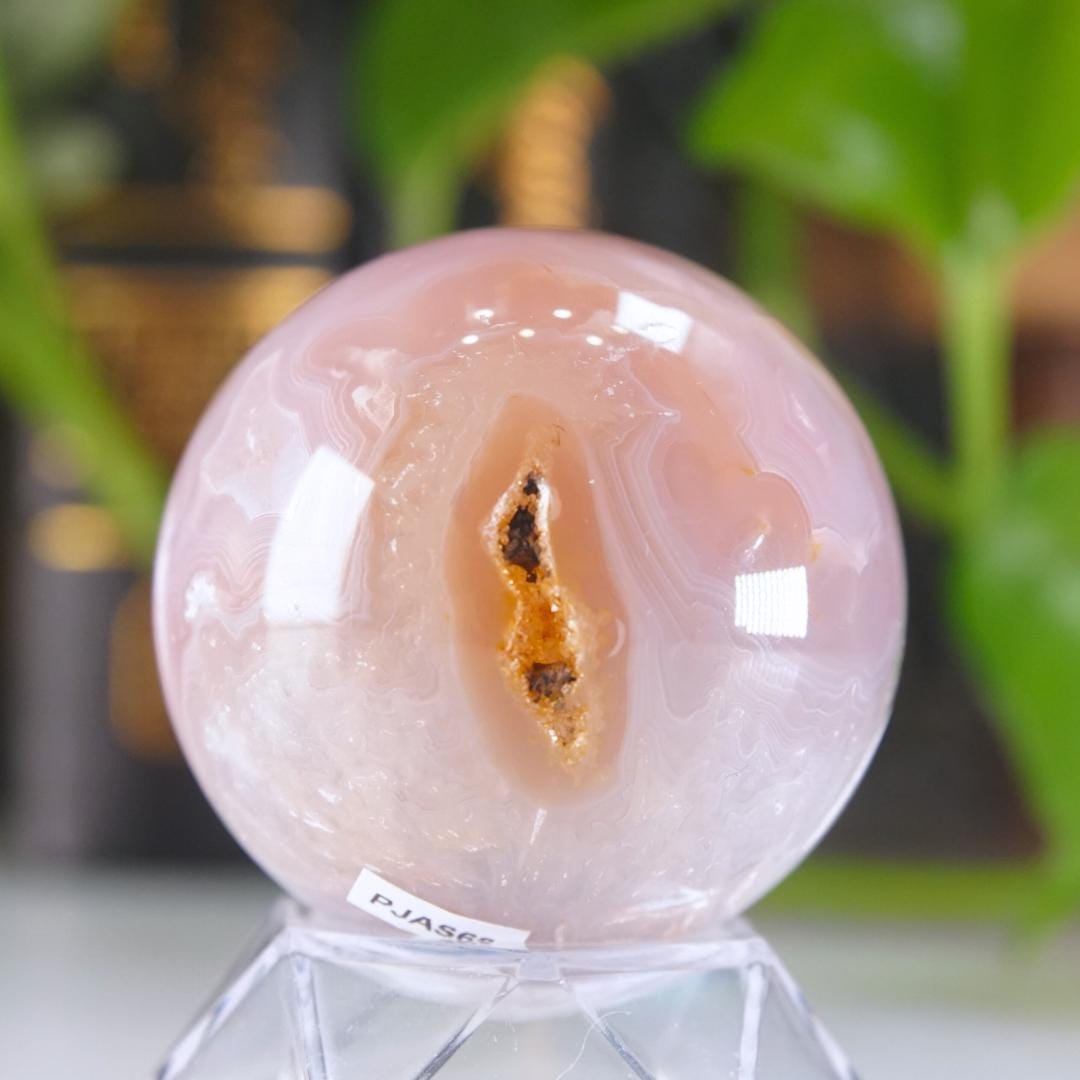 ピンクジェリーアゲートスフィア | お気に入りを選んで - Etsy 日本