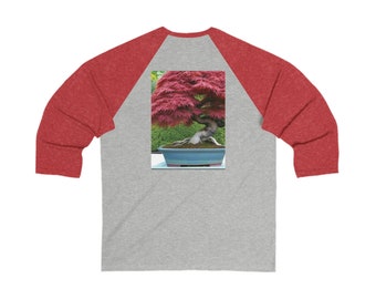 Japanese Bonsai Unisex baseball tee for nature enthusiasts Shirt gift for fathers day Bonsai Sweater for mothersday Apprel gift for birthday