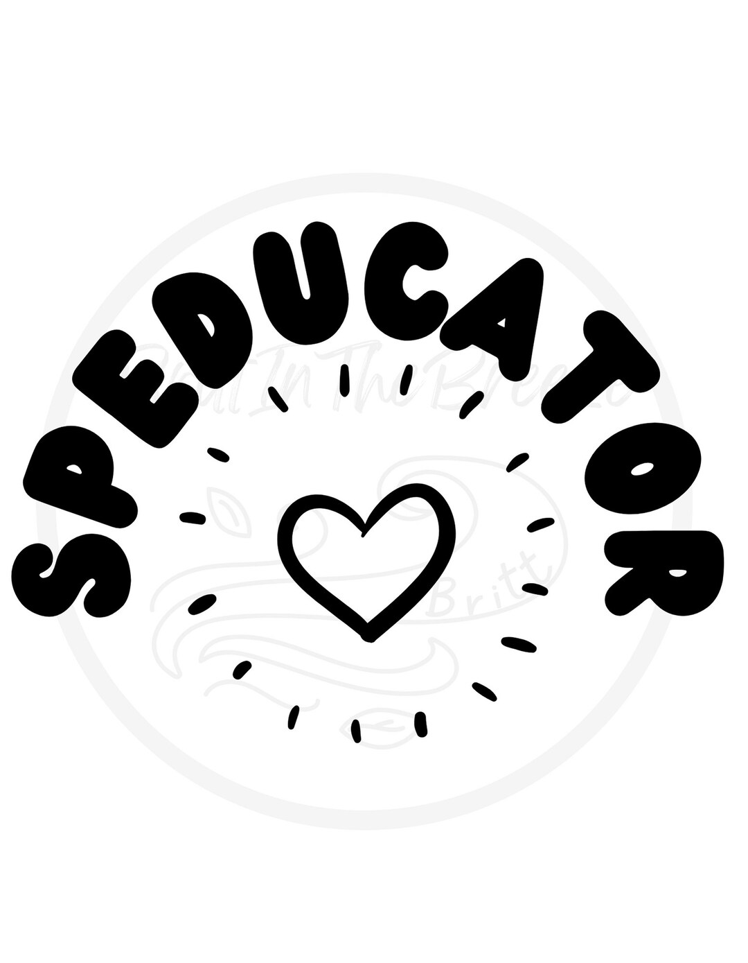 Special Education SVG & PNG Speducator Etsy