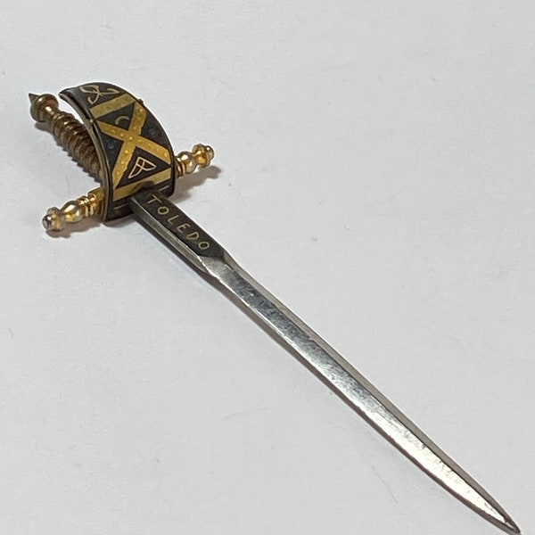 A vintage Toledo Spanish miniature sword letter opener