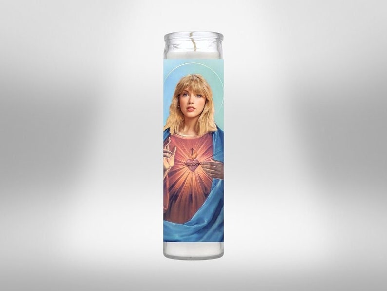 Saint Taylor Swift : Prayer Candle Taylor Swift Candle. - Etsy