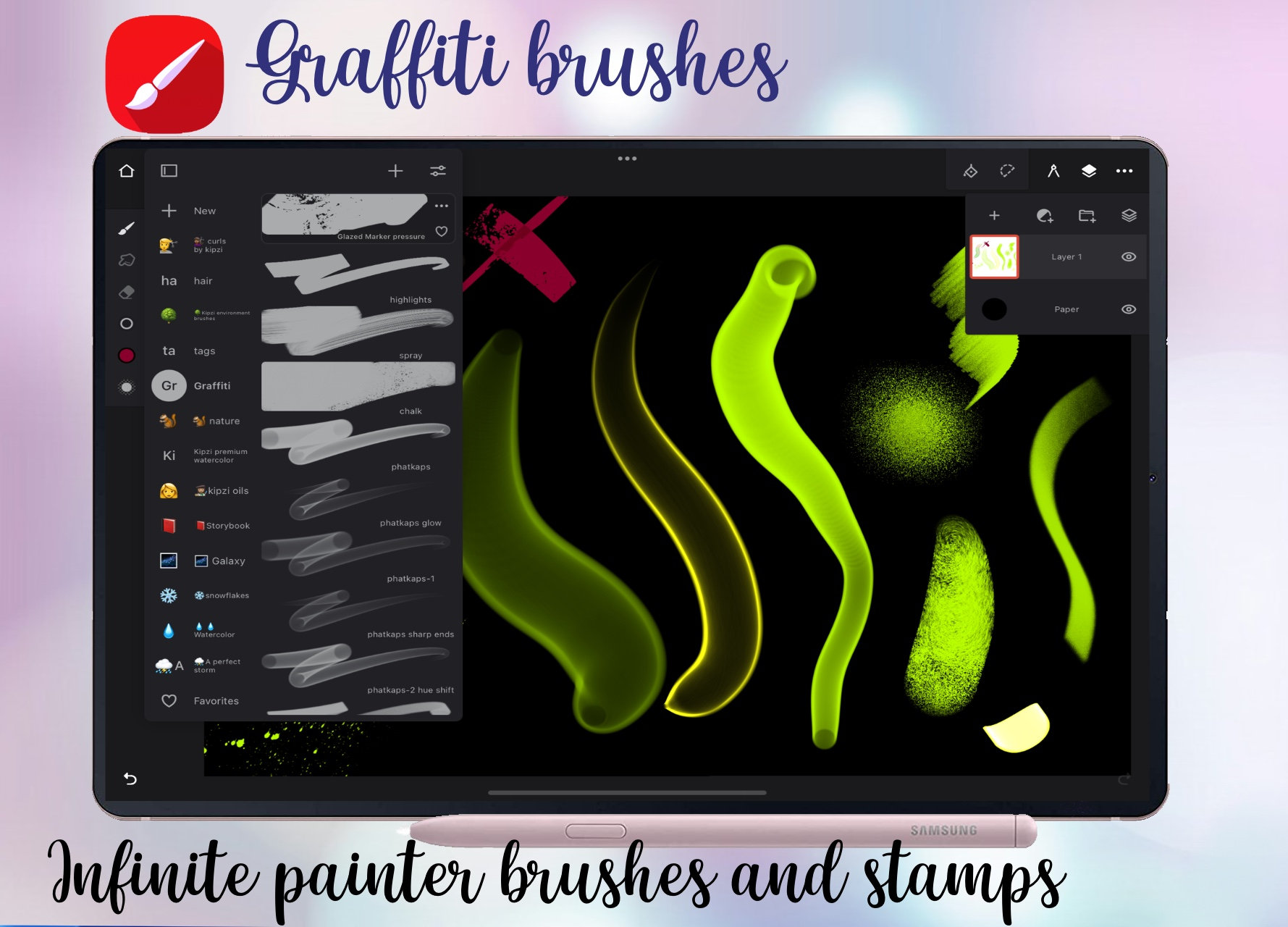 Graffiti Brushes for Infinite Painter Etsy