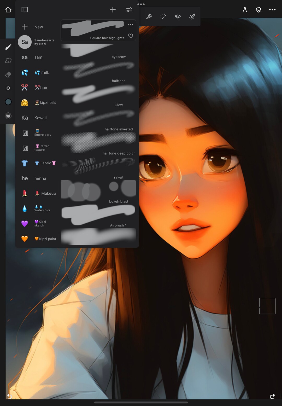 My Take on Sams Brushes Infinite Painter Etsy