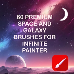 60 galaxy Brushes for infinite painter