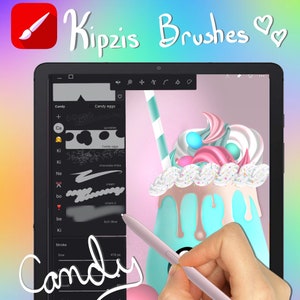39 Candy and sweets brushes for infinite Painter