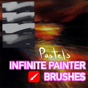 27 pastel Brushes and magic paper for infinite painter