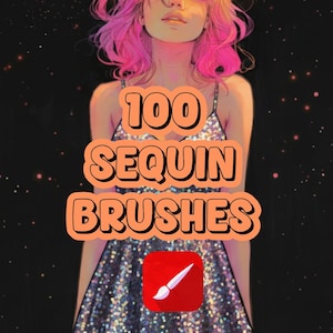 100 sequin brushes for infinite Painter