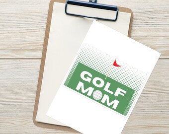 Folha de adesivos da mãe do golfe