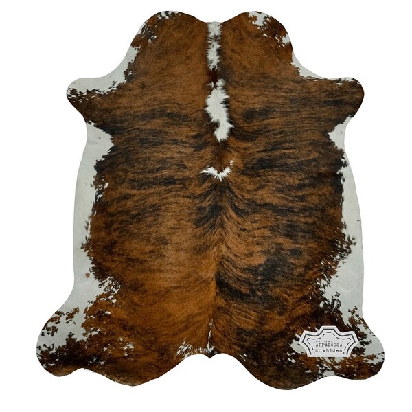 100% Real Genuine Leather Cowhide Rug in Medium Tricolor |Medium 5 x 7'| Best Price Guaranteed.