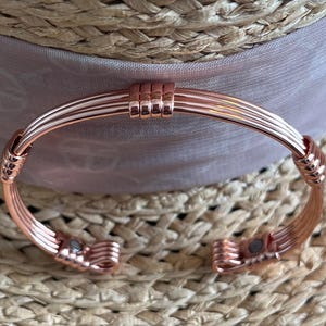Lightweight Copper Bracelet with Magnets