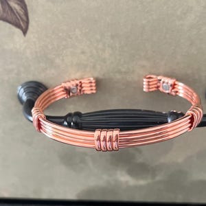 Minimalistic Elegant Magnetic Copper Bracelet
