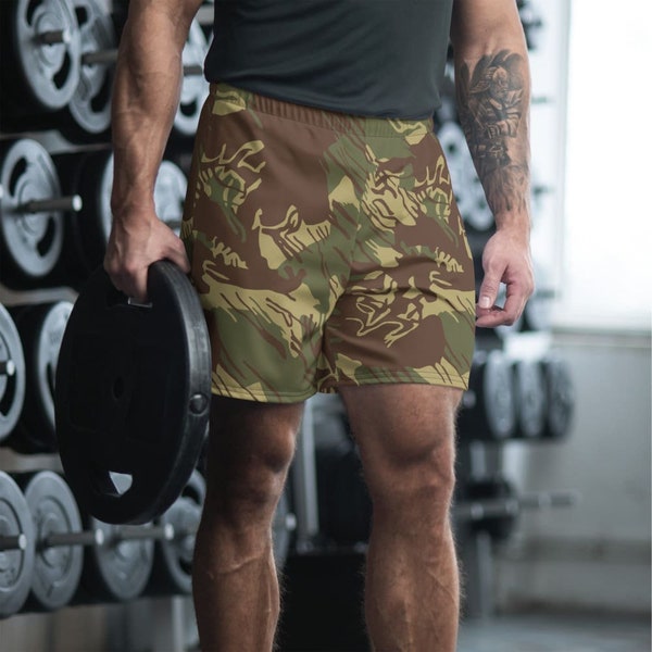 Rhodesian Brushstroke Camo Men’s Athletic Shorts