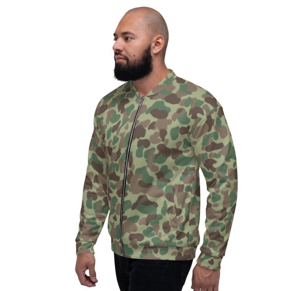 American Frogskin Marine Corps WWII Jungle CAMO Unisex Bomber - Etsy