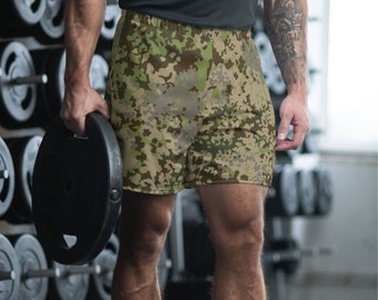 German Multitarn Camo Men’s Athletic Shorts