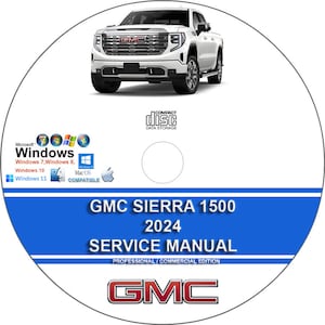 GMC Sierra 1500 2024 Factory Workshop Service Repair Manual on Cd
