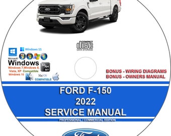 Ford F-150 2022 Factory Workshop Service Repair Manual + Wiring Diagrams on CD