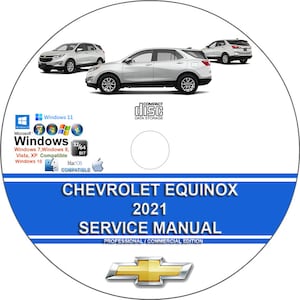 Chevrolet Equinox 2021 Factory Workshop Service Repair Manual on CD