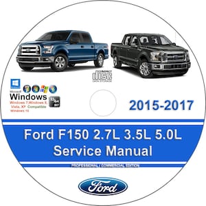 Ford F150 2015 2016 2017 Factory Workshop Service Repair Manual on DVD