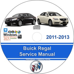 Buick Regal 2011 2012 2013 Factory Workshop Service Repair Manual on CD