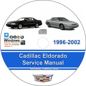 Cadillac Eldorado 1996 1997 1998 1999 2000 2001 2002 Factory Workshop Service Repair Manual on CD