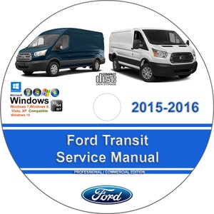 Ford Transit 2015 2016 Factory Workshop Service Repair Manual + Wiring Diagrams on CD