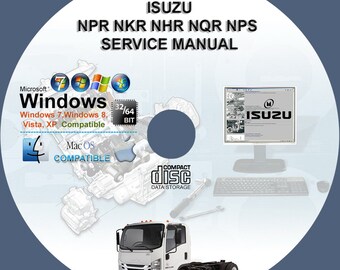 Isuzu NPR NKR nhr nqr nps 1994 1995 1996 1997 1998 1999 2000 2001 2002 2003 Factory Workshop Service Repair Manual on CD